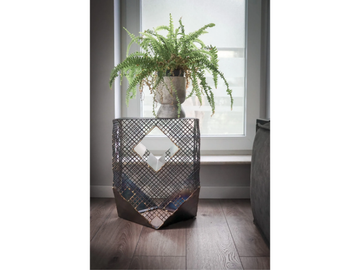 DRAGON - Stainless steel stool / coffee table by LO Contemporary - view 3